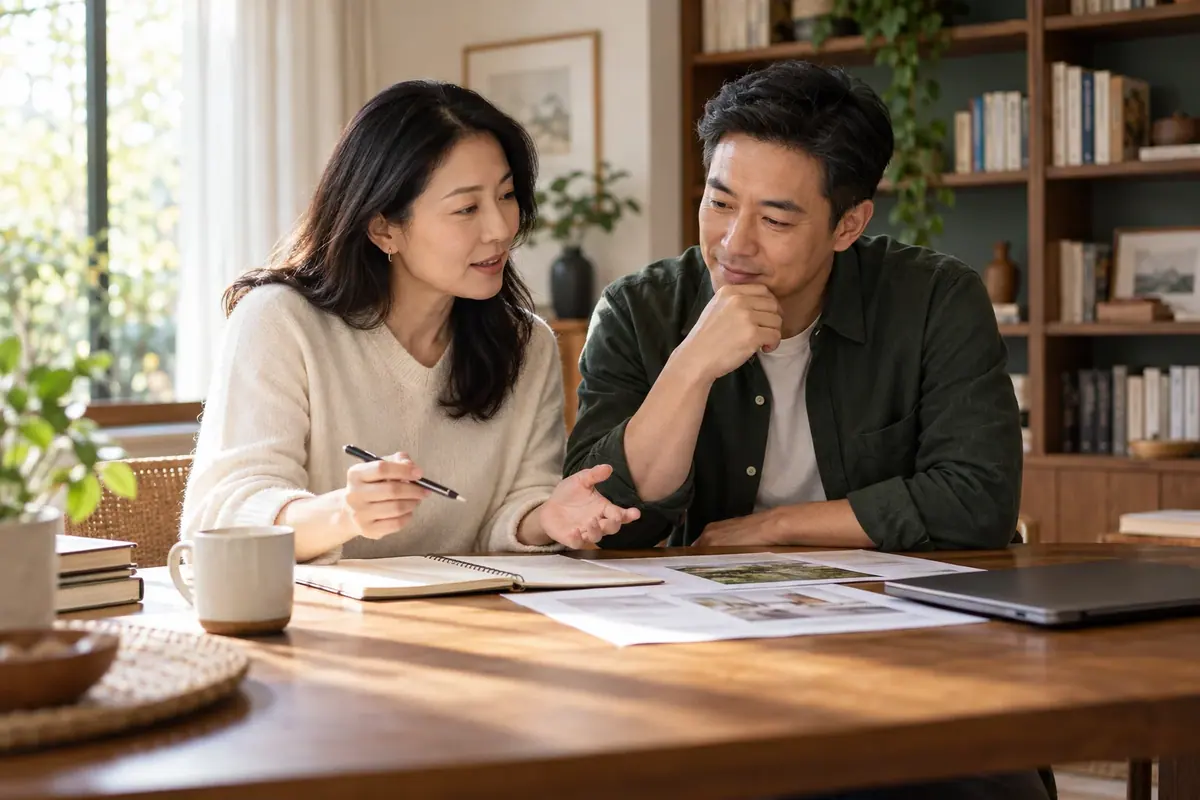 夫妻共同梳理家庭目标与财富关系